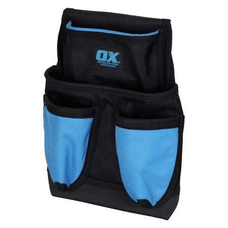 Ox Tools Pouch, Dynamic Nylon 4 Pocket Roofer's Pouch, Nylon OX-P266204